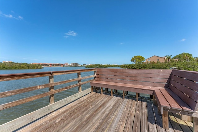 14506 Alejo Ct, Seminole, FL 33776 - dock area with a water view
