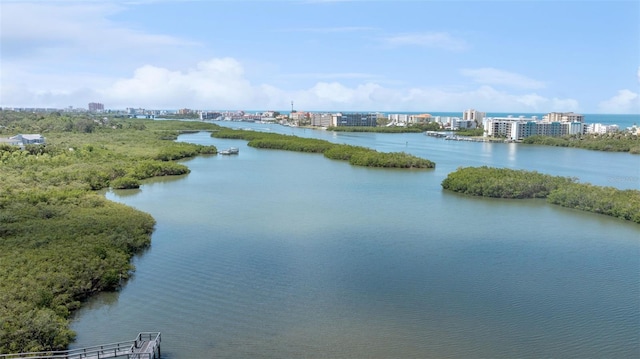 14506 Alejo Ct, Seminole, FL 33776 - water view with nearby urban area