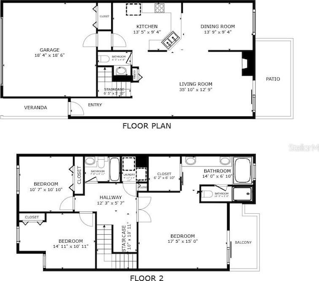14506 Alejo Ct, Seminole, FL 33776 - floor plan / room layout