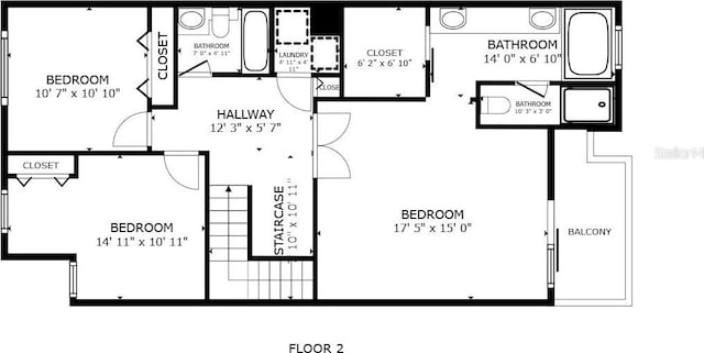 14506 Alejo Ct, Seminole, FL 33776 - home floor plan