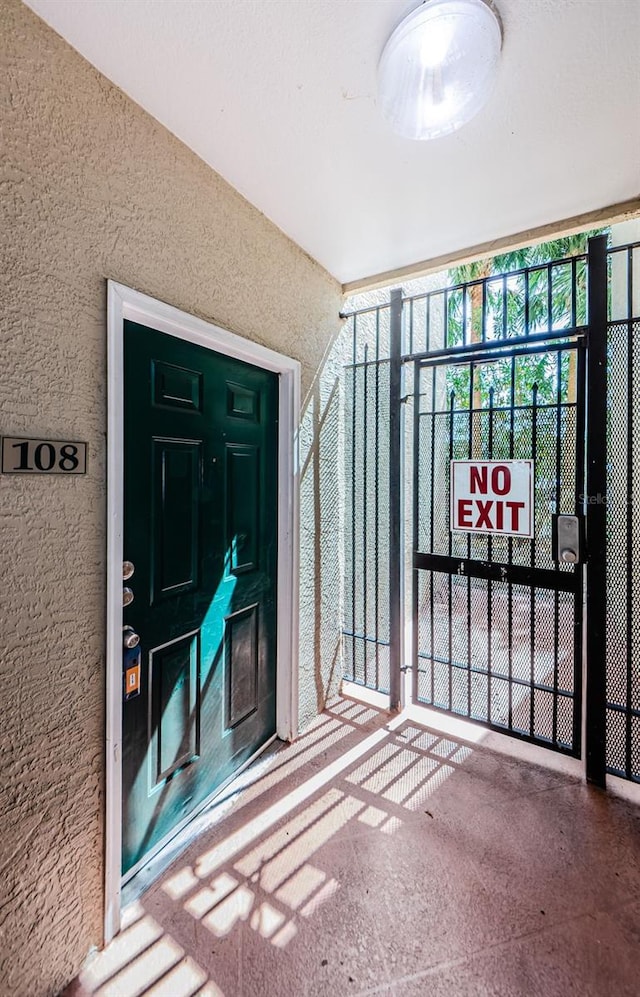 view of entrance to property
