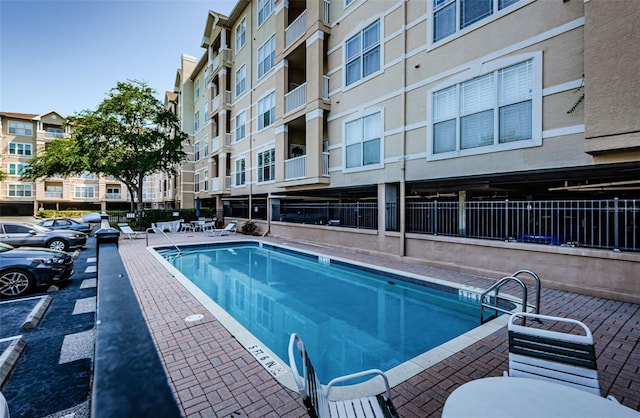 view of pool