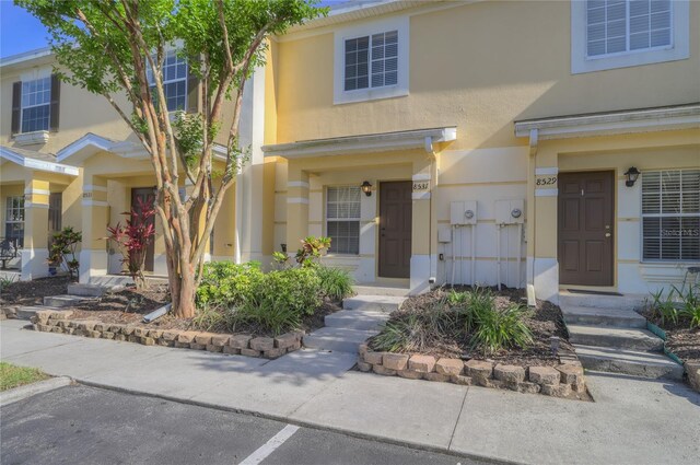 view of front of house with stucco siding