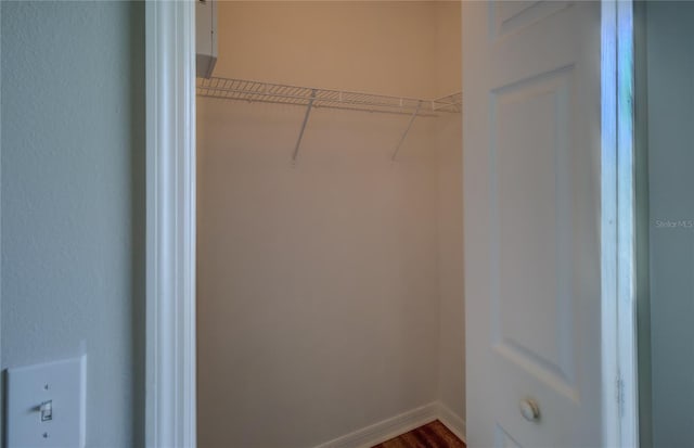 view of closet