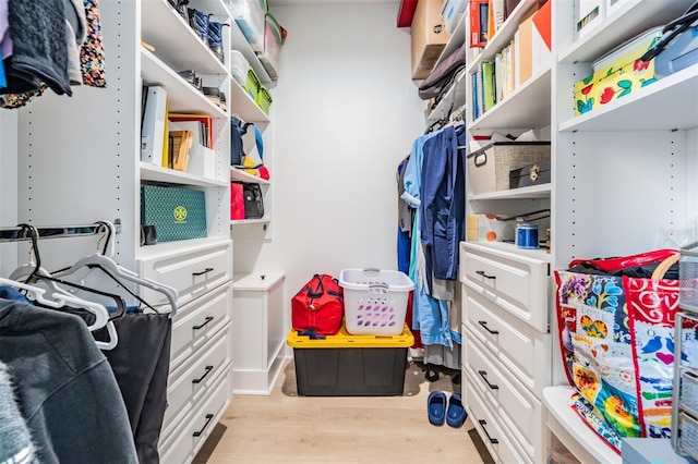 6904 S Macdill Ave Unit 1, Tampa, FL 33611 - spacious closet with light wood finished floors