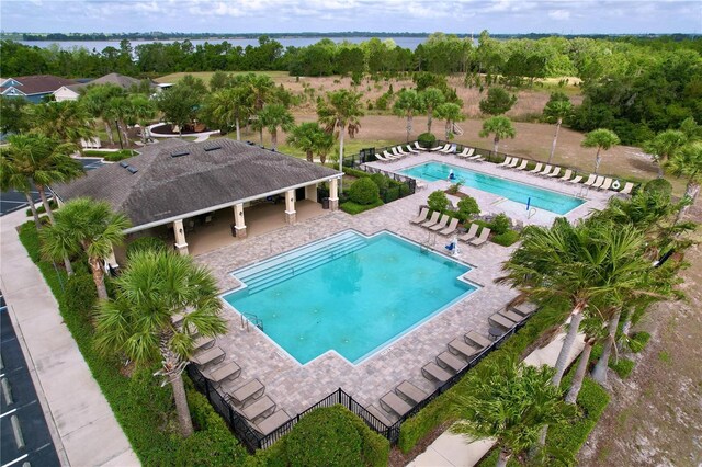 3205 Royal Tern Dr, Winter Haven, FL 33881 - community pool featuring a patio area