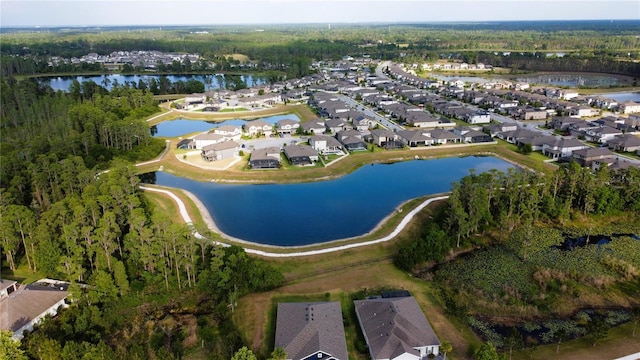 19314 Long Lake Ranch Blvd, Lutz, FL 33558 - aerial view of property and surrounding area featuring nearby suburban area and a nearby body of water