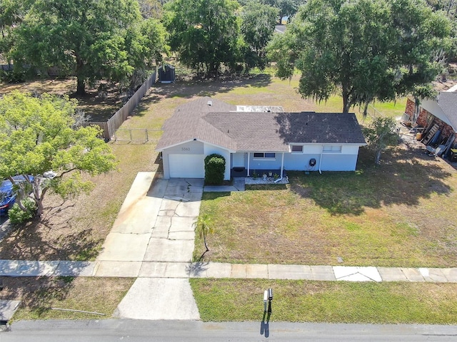 drone / aerial view