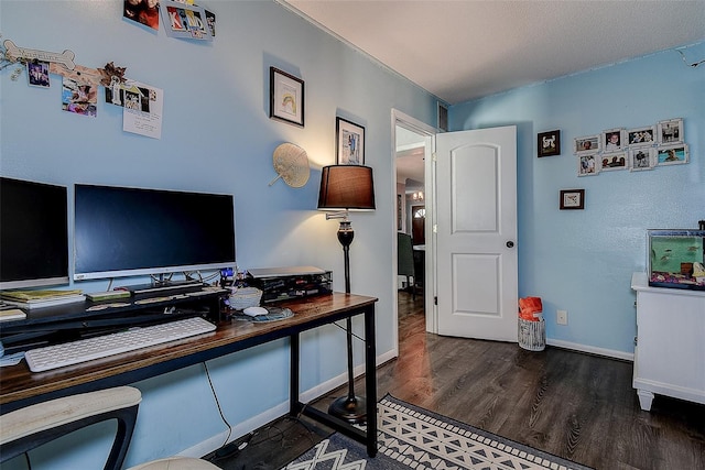 8497 137th St, Seminole, FL 33776 - office space featuring baseboards and wood finished floors