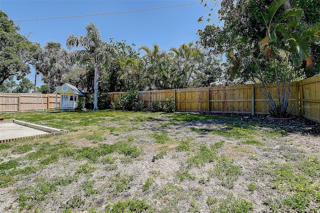 8497 137th St, Seminole, FL 33776 - view of yard with a fenced backyard