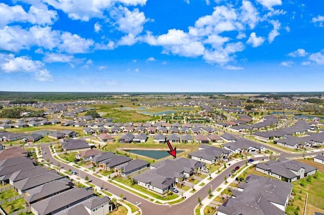 10998 Gable Dig Loop, San Antonio, FL 33576 - drone / aerial view with a water view and a residential view