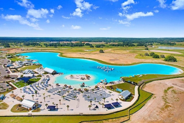 10998 Gable Dig Loop, San Antonio, FL 33576 - aerial view with a water view