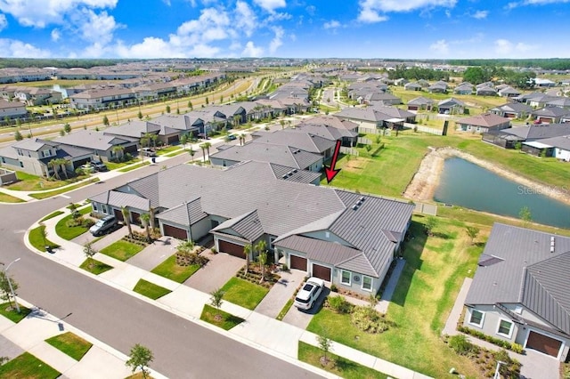 10998 Gable Dig Loop, San Antonio, FL 33576 - drone / aerial view with a water view and a residential view