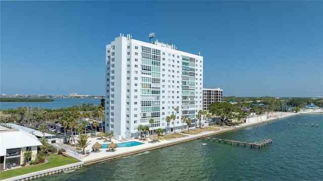 7200 Sunshine Skyway Ln S Unit 4B, Saint Petersburg, FL 33711 - view of property with a water view