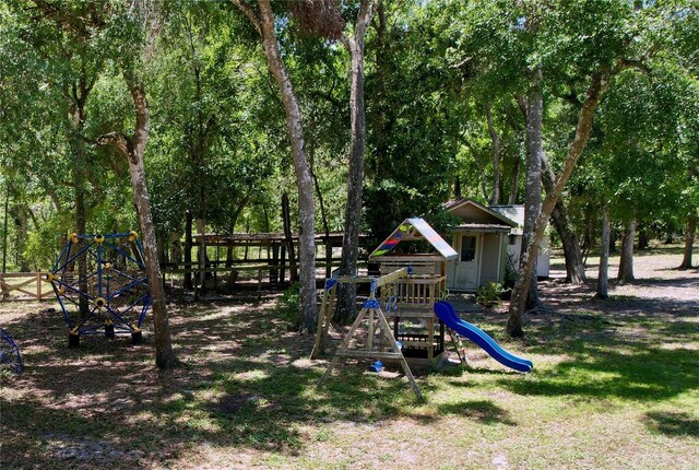 16224 Iola Woods Trl, Dade City, FL 33523 - view of jungle gym