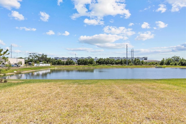 property view of water