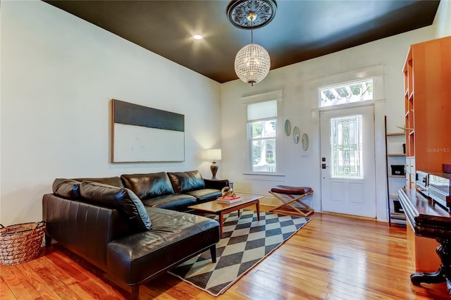 6341 Discovery Ln, Land O Lakes, FL 34638 - living room with light wood-style floors