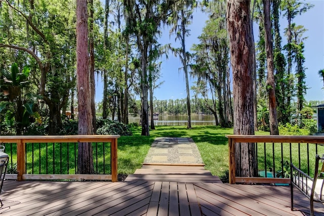 6341 Discovery Ln, Land O Lakes, FL 34638 - deck with a water view