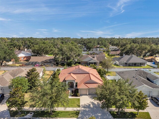 bird's eye view featuring a residential view