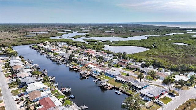 12700 5th Isle, Hudson, FL 34667 - aerial view of property and surrounding area with a large body of water