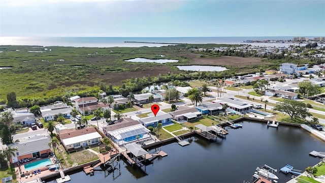 12700 5th Isle, Hudson, FL 34667 - aerial view of residential area featuring a nearby body of water