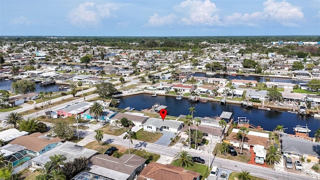 12700 5th Isle, Hudson, FL 34667 - aerial view of residential area featuring a nearby body of water