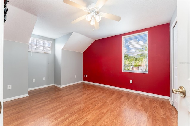 5607 Tanagergrove Way, Lithia, FL 33547 - additional living space featuring light wood-style floors, baseboards, and a ceiling fan