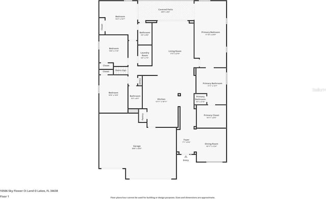 10506 Sky Flower Ct, Land O Lakes, FL 34638 - view of layout