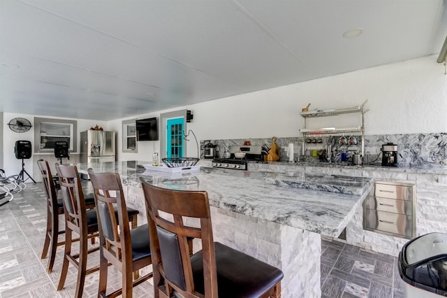 view of dining area