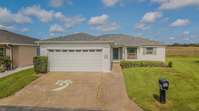 11311 Corey Pavin Ln, San Antonio, FL 33576 - ranch-style home featuring a garage, concrete driveway, and a front yard