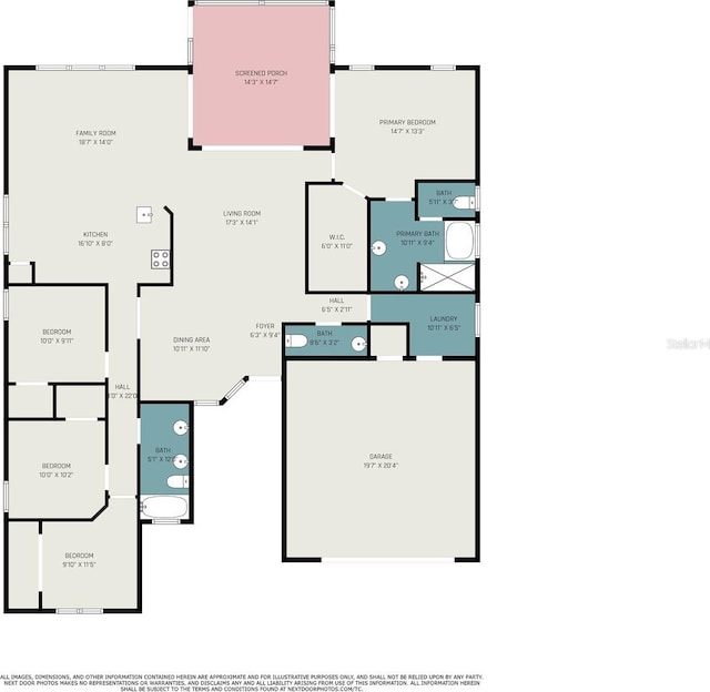 3023 Bent Creek Dr, Valrico, FL 33596 - view of room layout