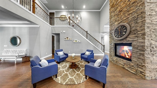 community lobby featuring stairway