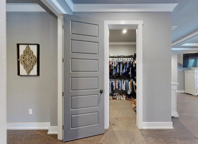 view of closet