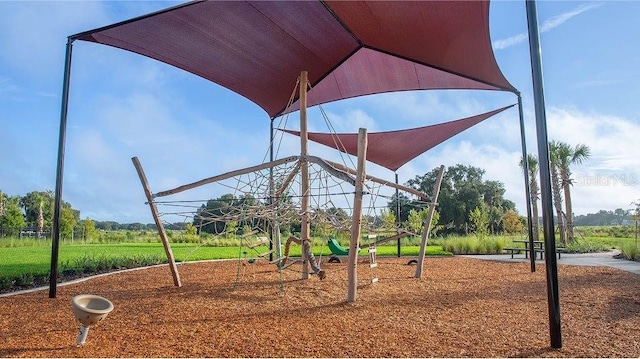view of communal playground