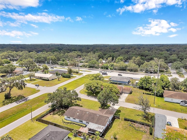 424 Forest Glen Ave, Lakeland, FL 33813 - bird's eye view of a heavily wooded area
