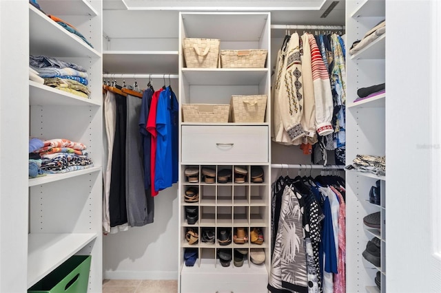 6407 E 112th Ave, Temple Terrace, FL 33617 - walk in closet featuring tile patterned flooring