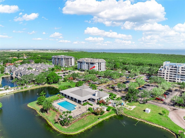14820 Rue De Bayonne Unit 208, Clearwater, FL 33762 - aerial view with a water view