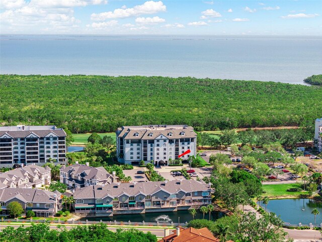 14820 Rue De Bayonne Unit 208, Clearwater, FL 33762 - bird's eye view featuring a water view
