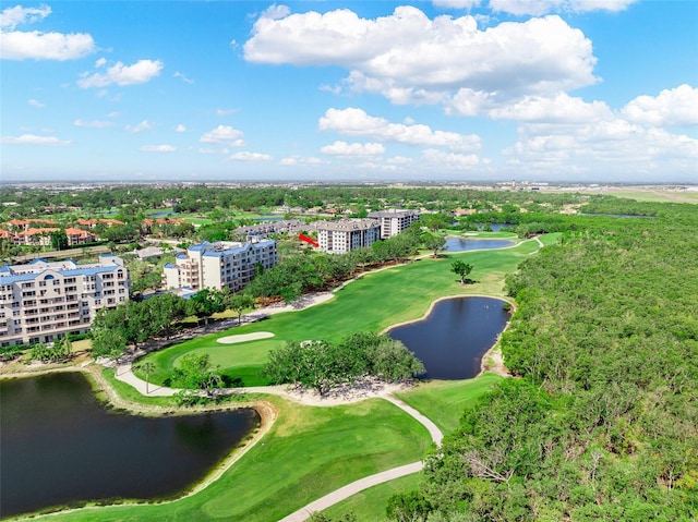 14820 Rue De Bayonne Unit 208, Clearwater, FL 33762 - bird's eye view with a water view and golf course view