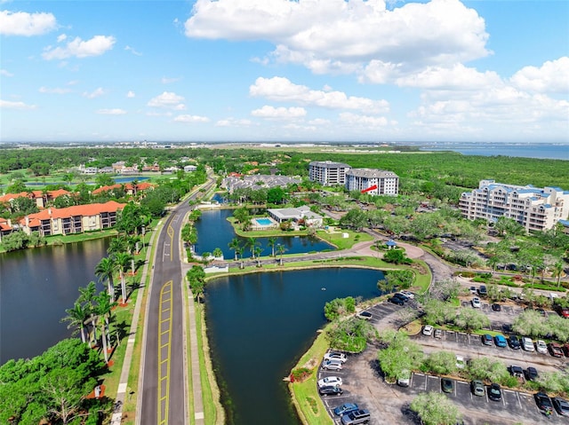 14820 Rue De Bayonne Unit 208, Clearwater, FL 33762 - bird's eye view featuring a water view