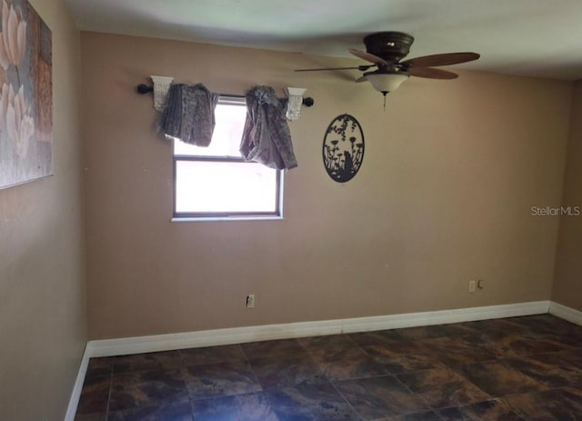 11305 SW 186th Cir, Dunnellon, FL 34432 - unfurnished room featuring ceiling fan and baseboards