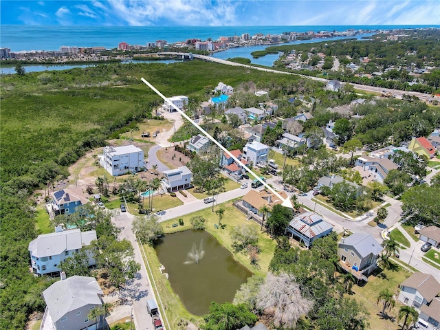 13974 75th Ave, Seminole, FL 33776 - aerial perspective of suburban area featuring a nearby body of water