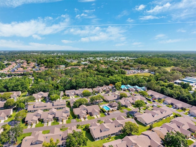 aerial perspective of suburban area