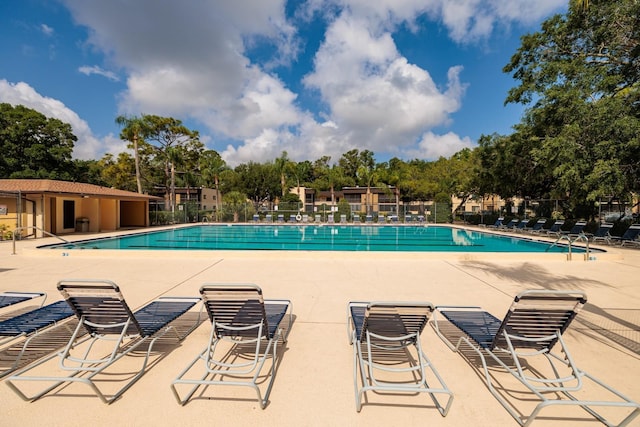 11708 Raintree Village Blvd Unit A, Temple Terrace, FL 33617 - pool featuring a patio and fence