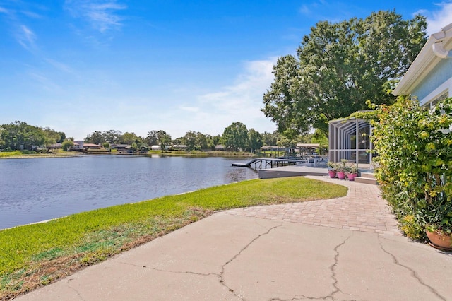 property view of water