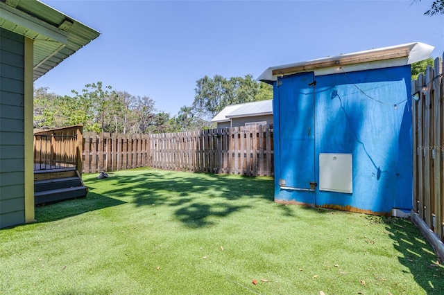 5304 Cherry Ave, Seffner, FL 33584 - view of yard featuring a fenced backyard