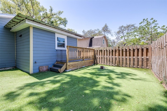 5304 Cherry Ave, Seffner, FL 33584 - exterior space featuring a deck and fence