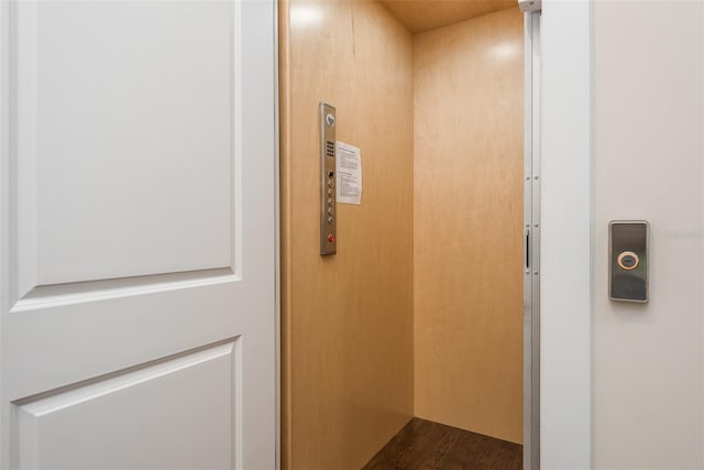 265 Causeway Blvd Unit 7, Dunedin, FL 34698 - elevator with wood finished floors