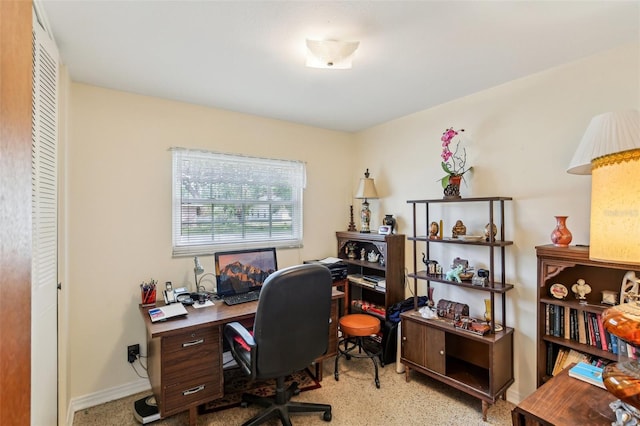 office with baseboards