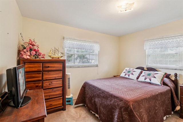 bedroom with carpet flooring